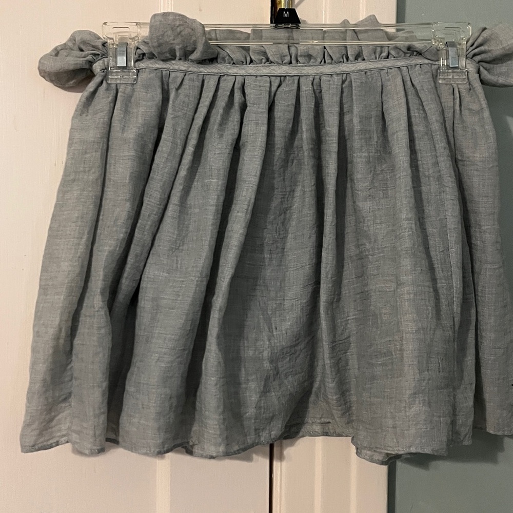 Elegant Grey Women's Skirt